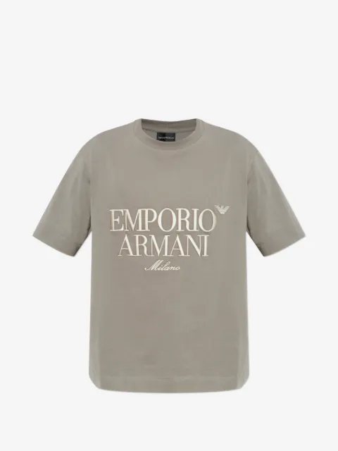 Emporio Armani playera con bordado