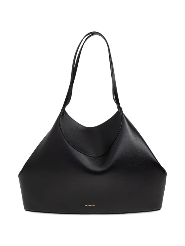 Givenchy Medium Facet Tote Bag in Grained Leather in Black