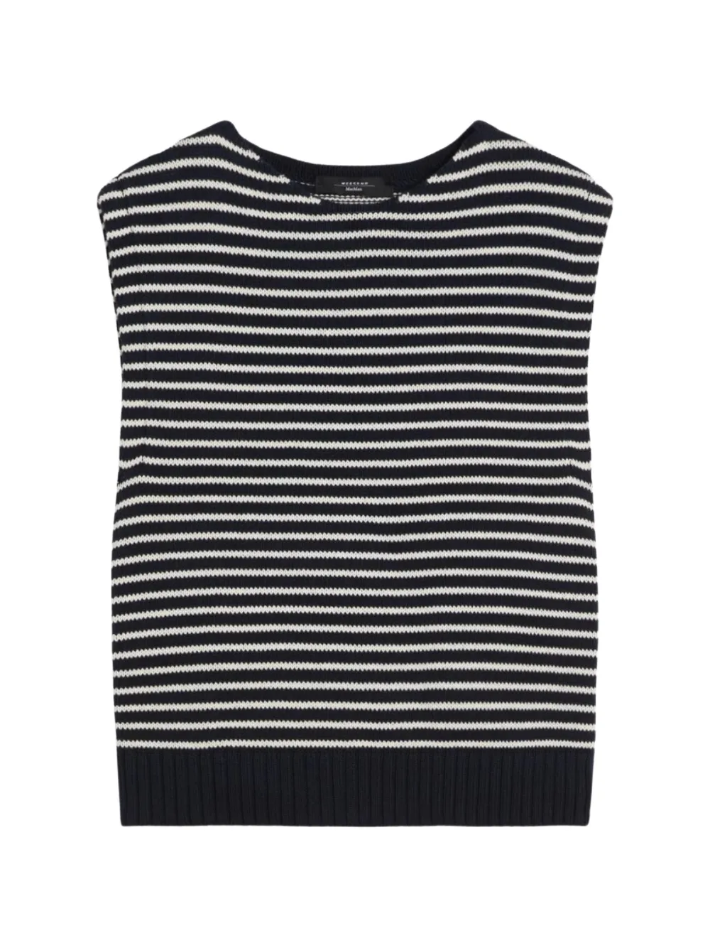 Weekend Max Mara striped knitted top - Blu
