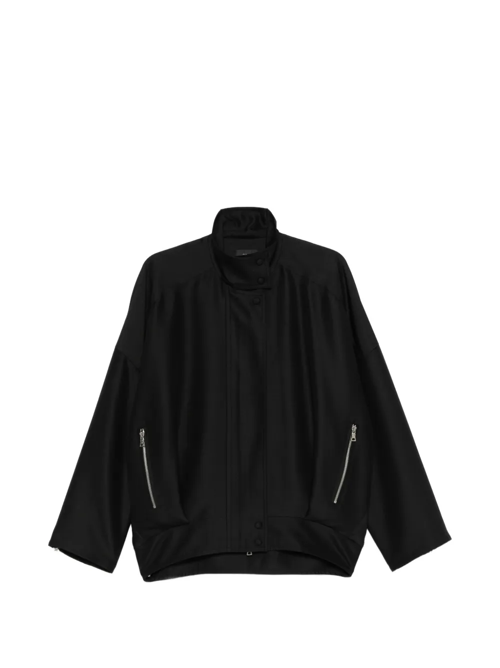 R2W zip-fastening jacket - Nero