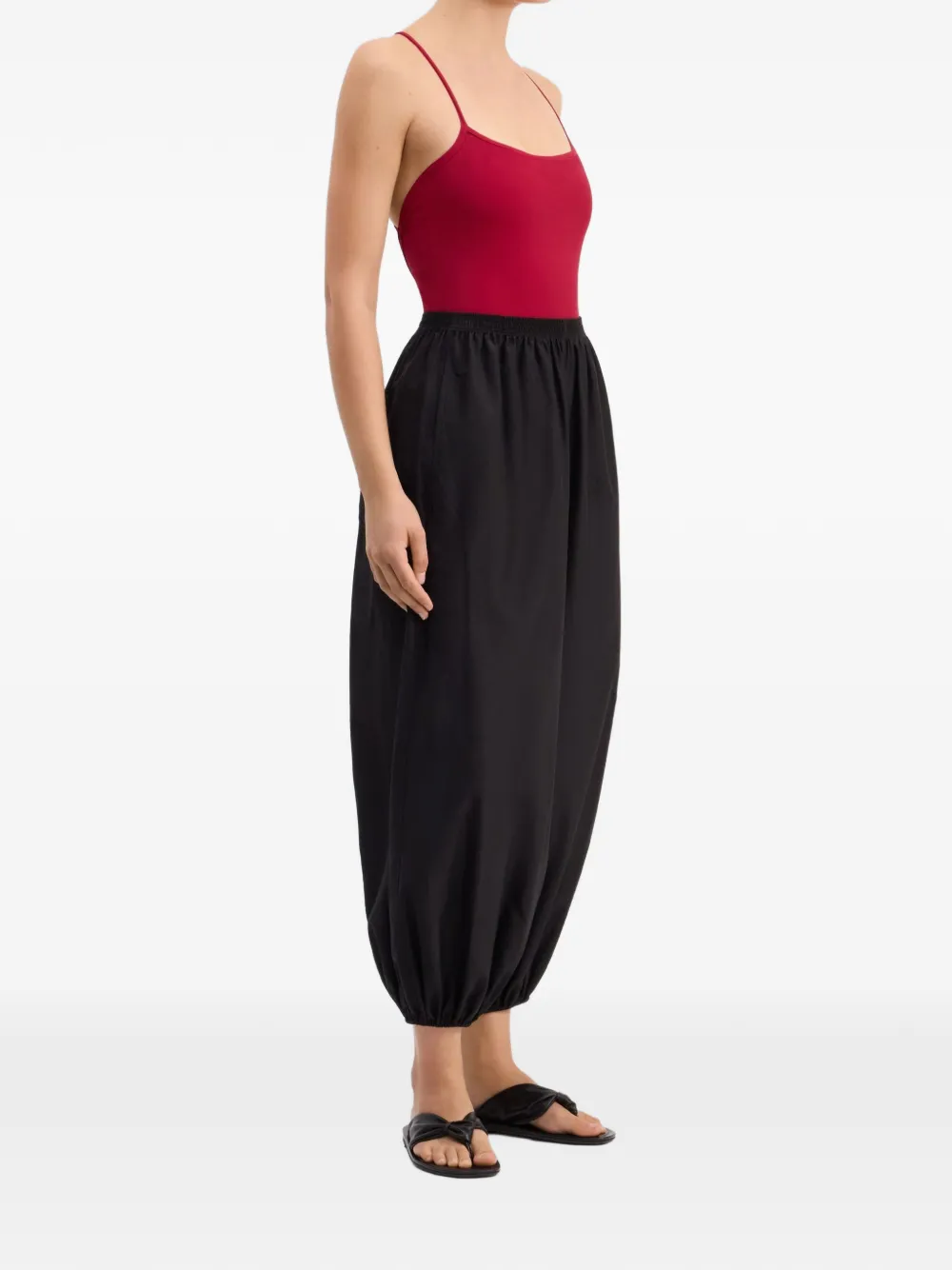 LouLou de Saison Broek met elastische taille Zwart