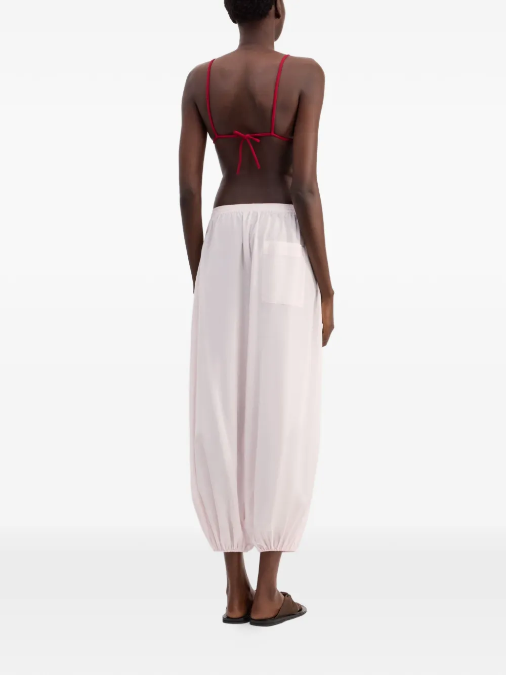 LouLou de Saison Broek met elastische taille Roze