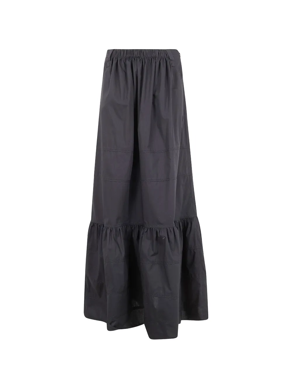  Mantu Ruffled Maxi Skirt - Grey 