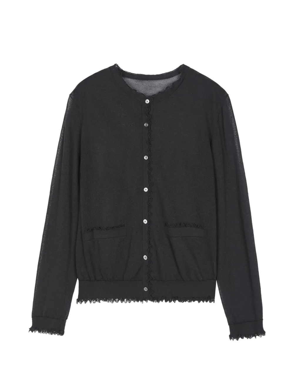 JNBY Vest met gewelfde afwerking Zwart