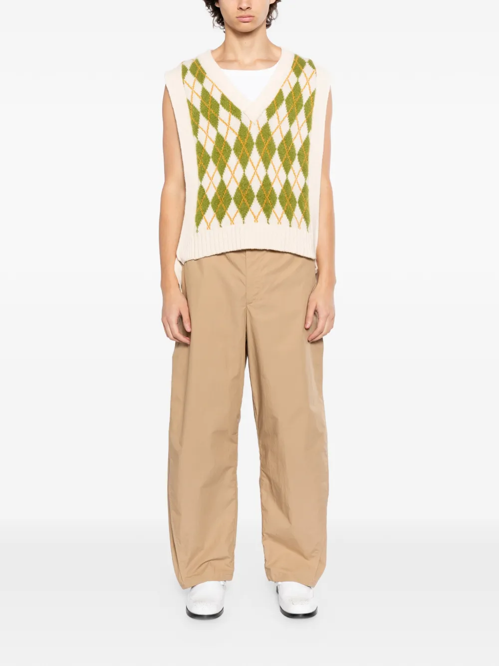  Croquis Tapered Drawstring Trousers - Neutrals 
