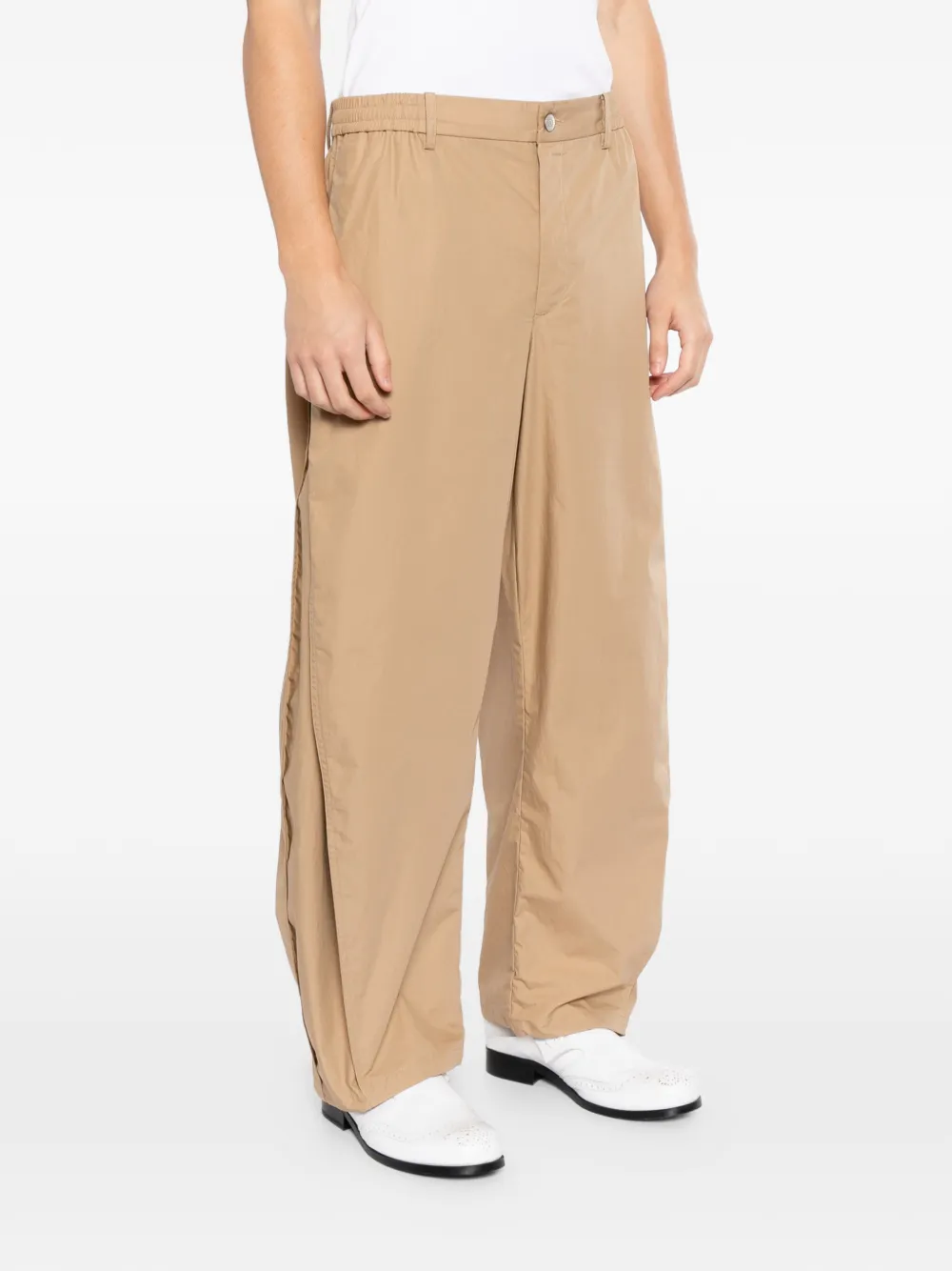  Croquis Tapered Drawstring Trousers - Neutrals 