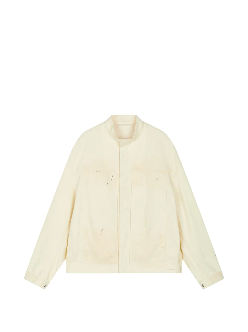 CROQUIS Ruimvallend denim jack Beige
