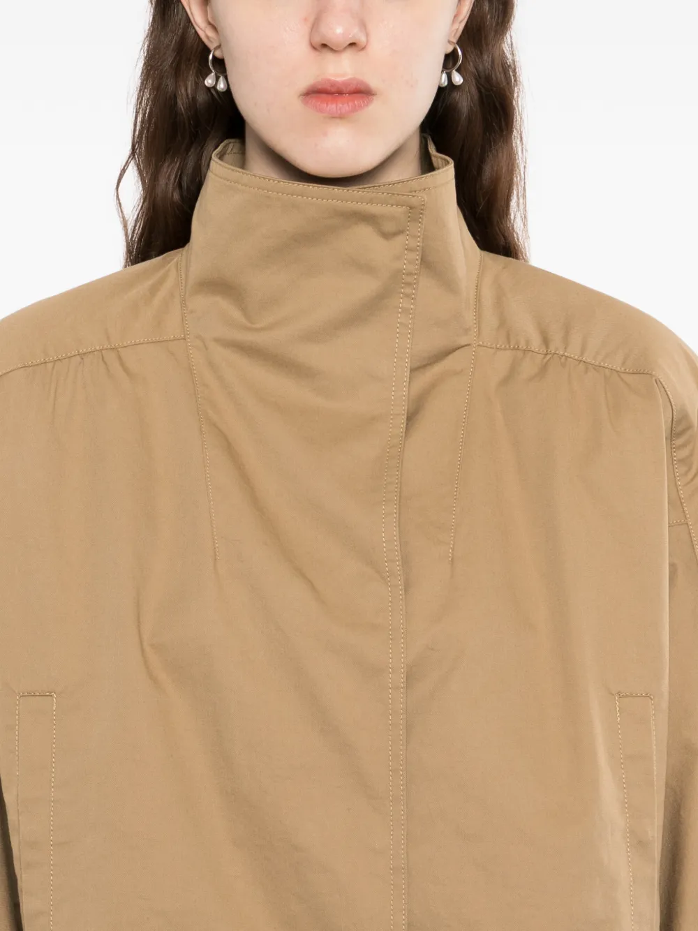 JNBY Twill jack met opstaande kraag Beige