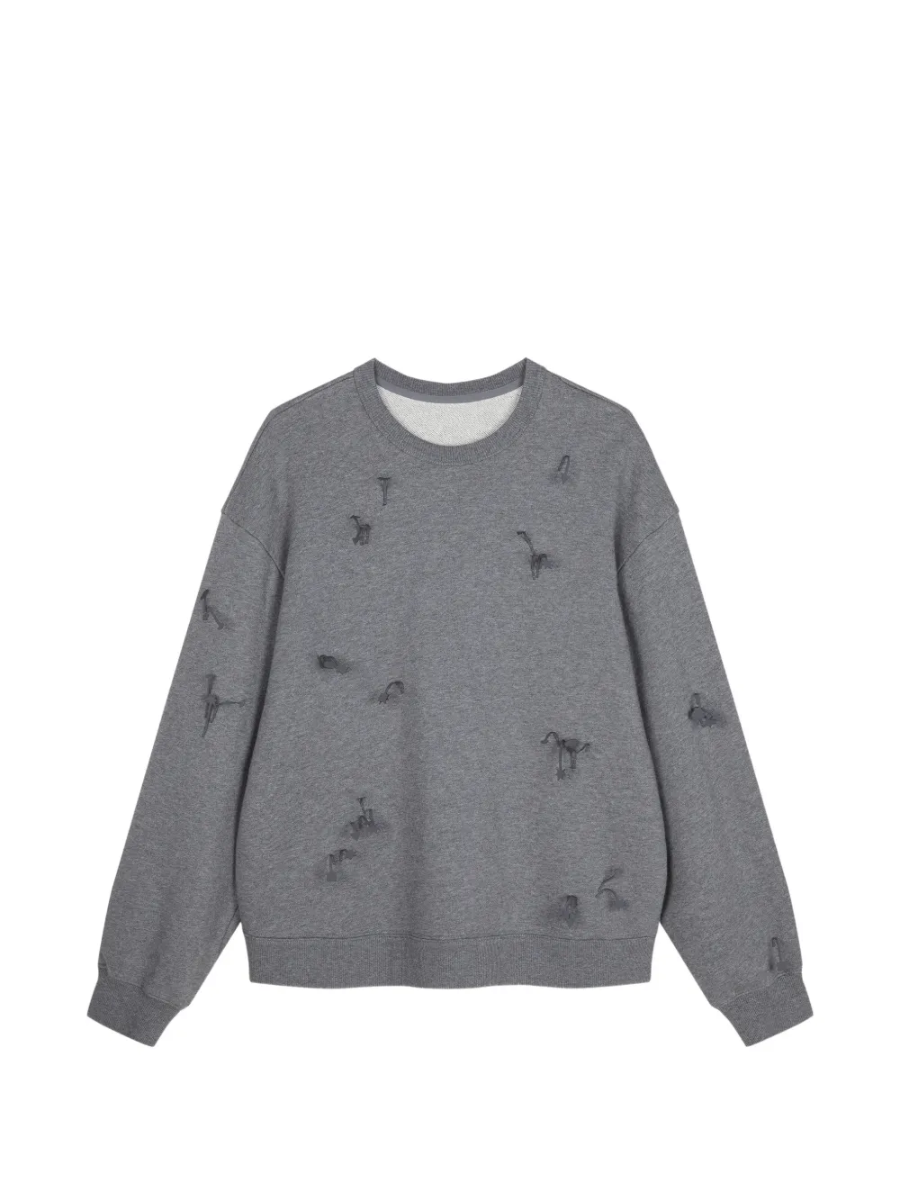 JNBY fringed sweatshirt - Grigio