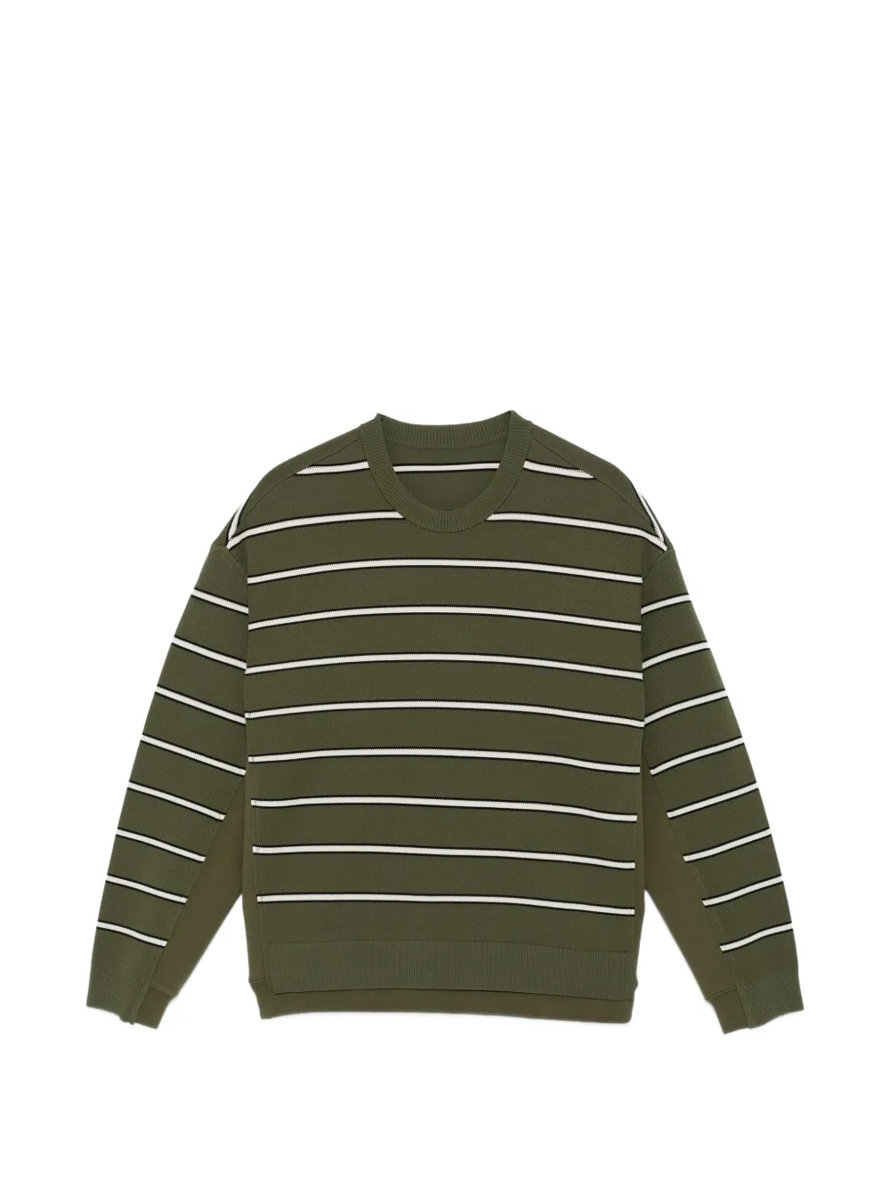 CROQUIS striped crewneck jumper - Grün
