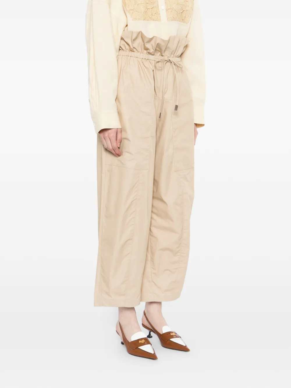  Less Puff-waist Trousers - Neutrals 