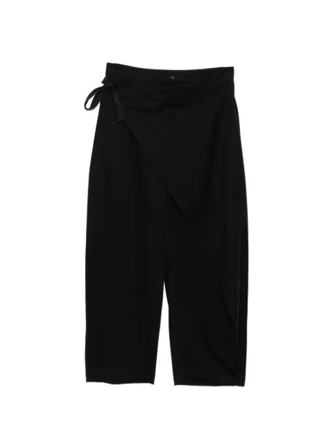 CROQUIS pantalones ajustados con cordones en la pretina