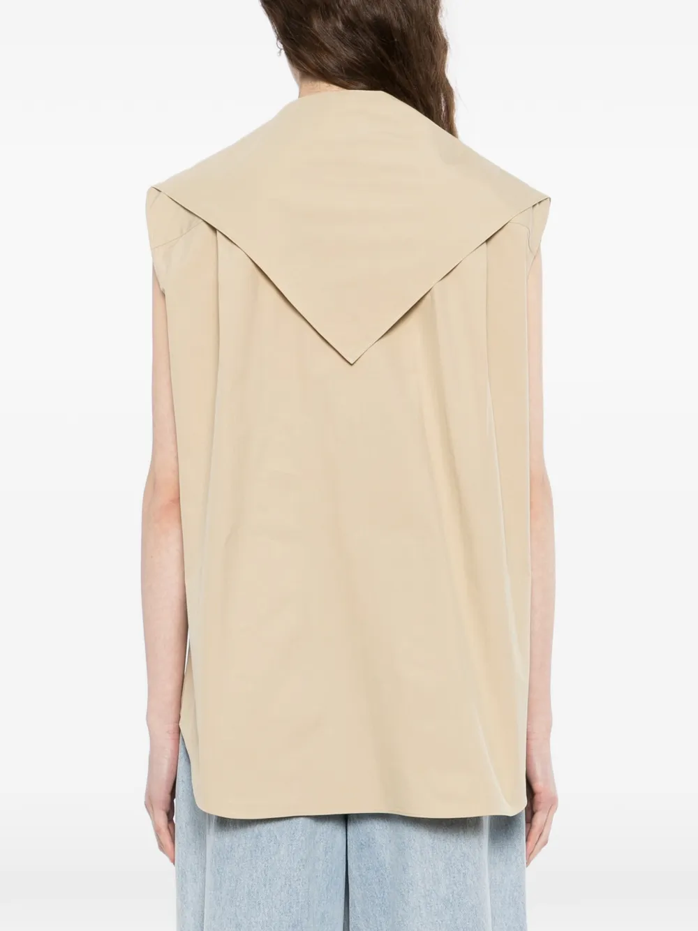 LESS Katoenen shirt Beige