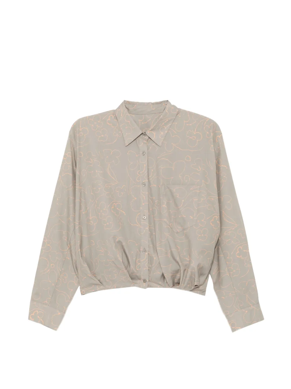 JNBY Camicia con stampa grafica - Grigio