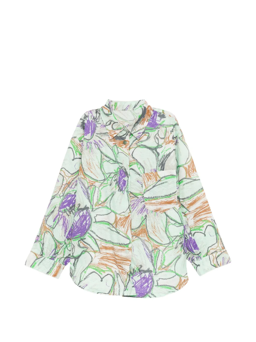 jnby by JNBY Blusa svasata oversize - Verde