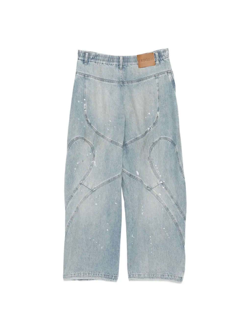Dirt-Design Tapered Jeans