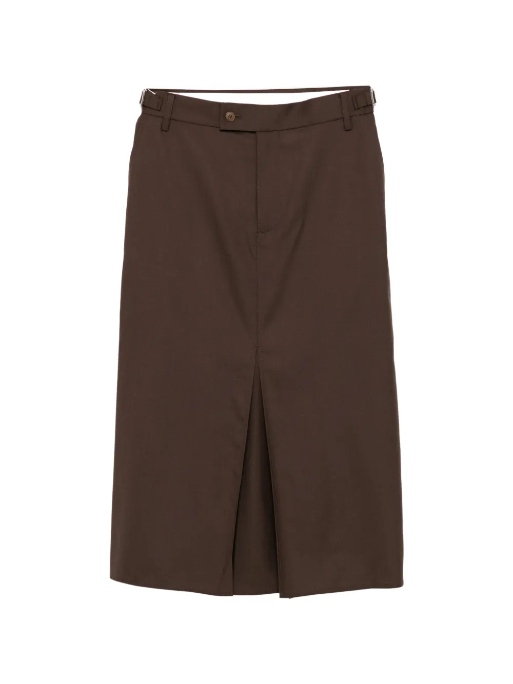 LESS Classic midi skirt - Marrone