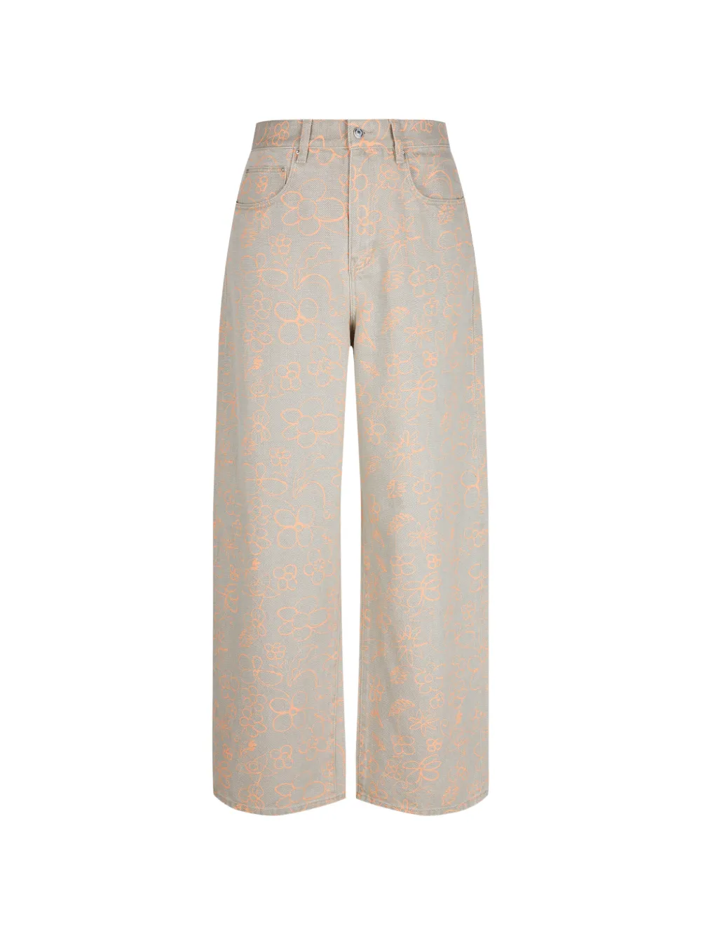 JNBY Jeans a fiori - Toni neutri