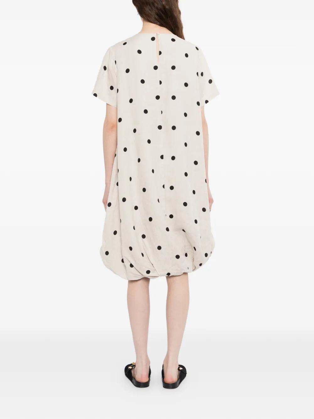 JNBY Jurk met stippen Beige