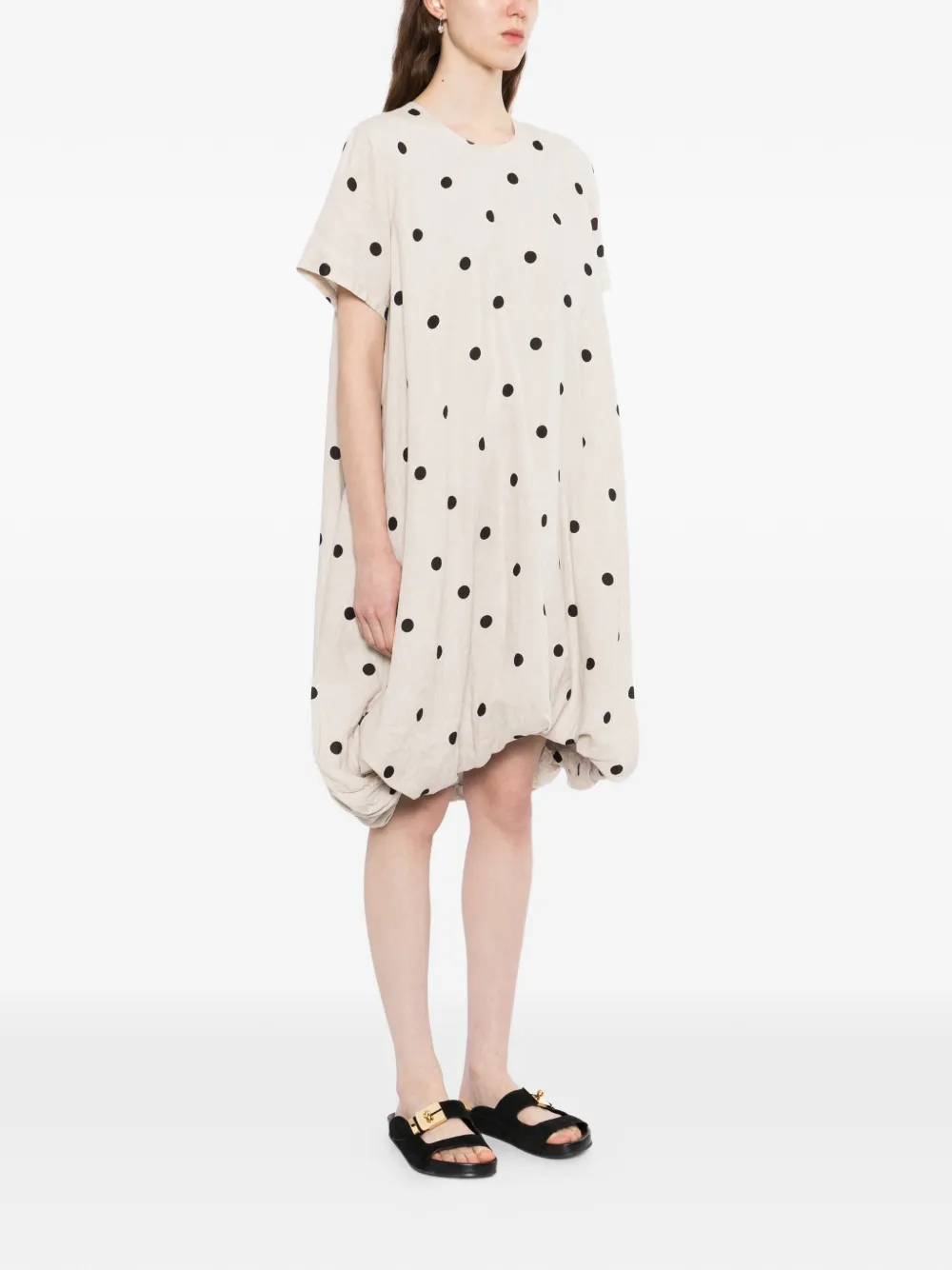 JNBY Jurk met stippen Beige
