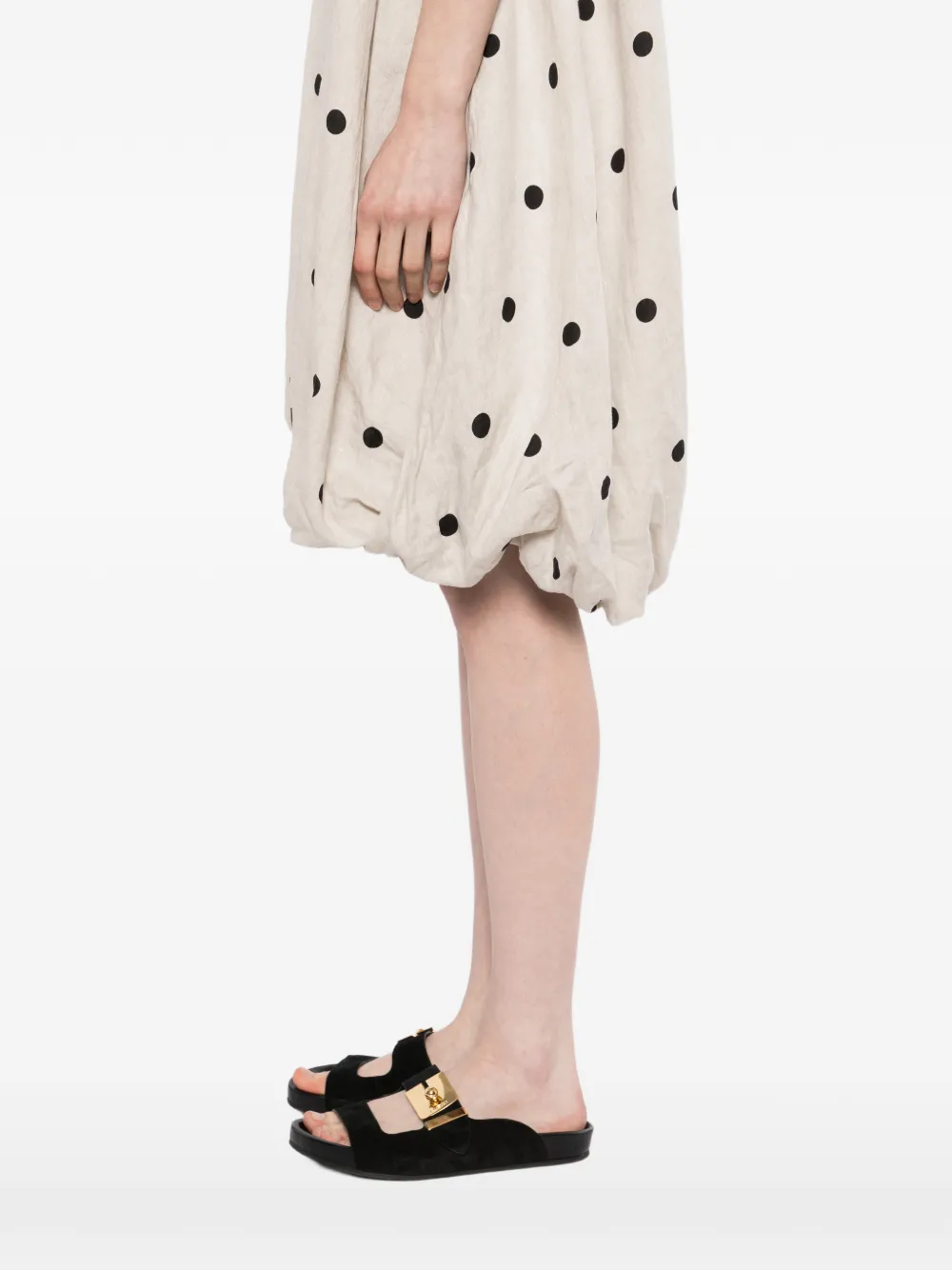 JNBY Jurk met stippen Beige