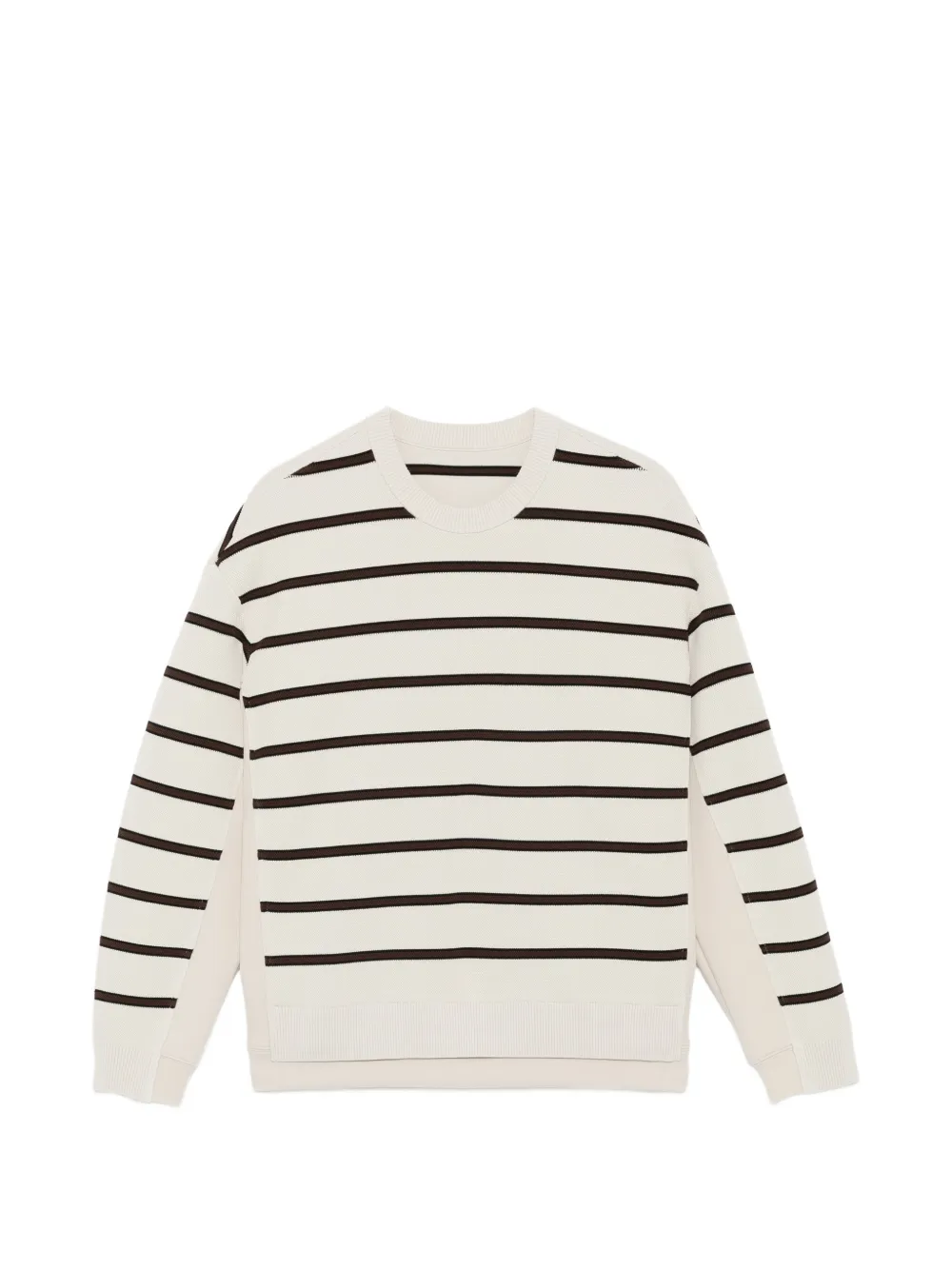 CROQUIS striped crewneck jumper - Toni neutri