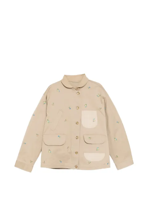 JNBY chamarra con bordado floral