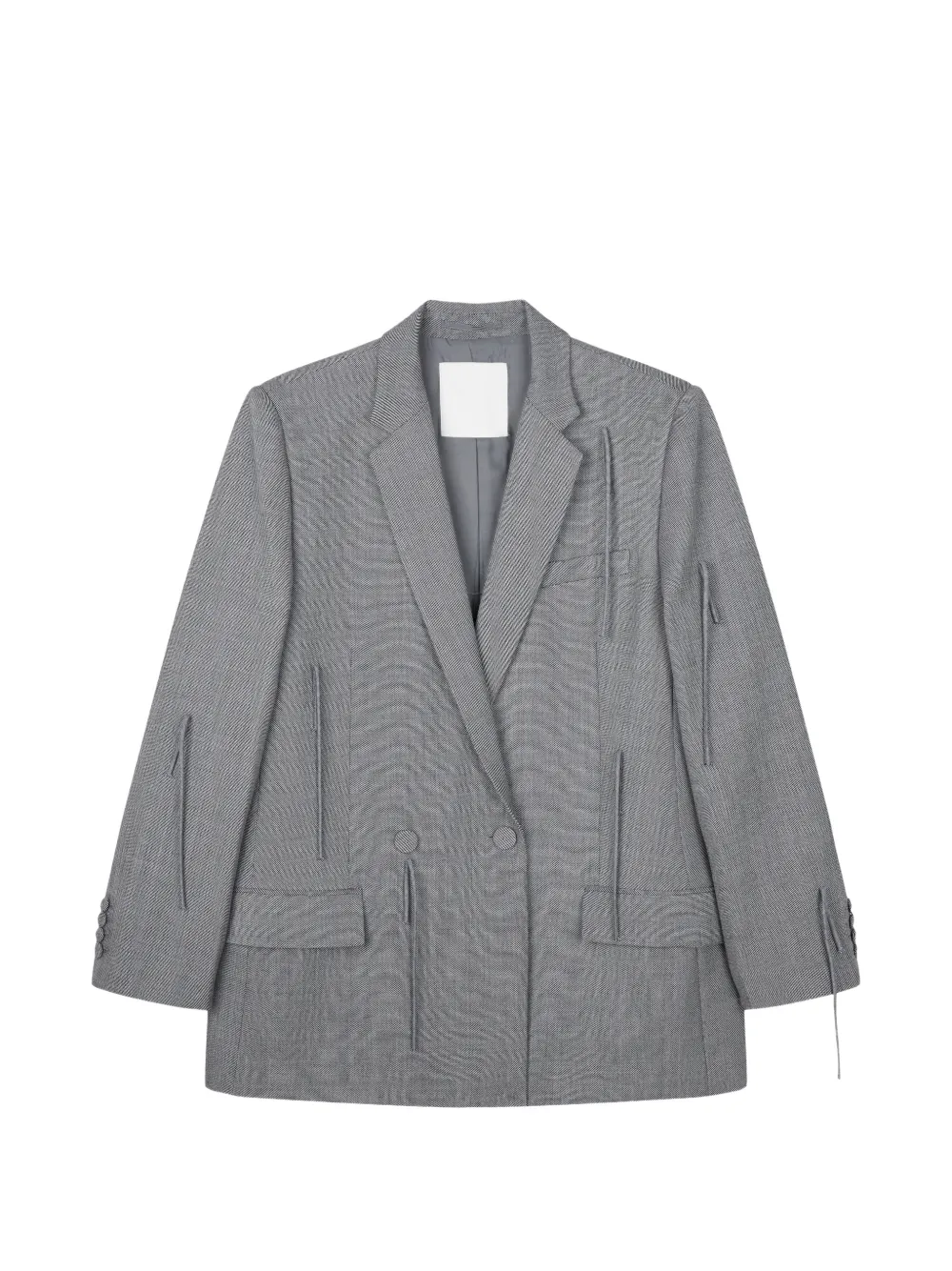 JNBY Wollen blazer met franje Grijs