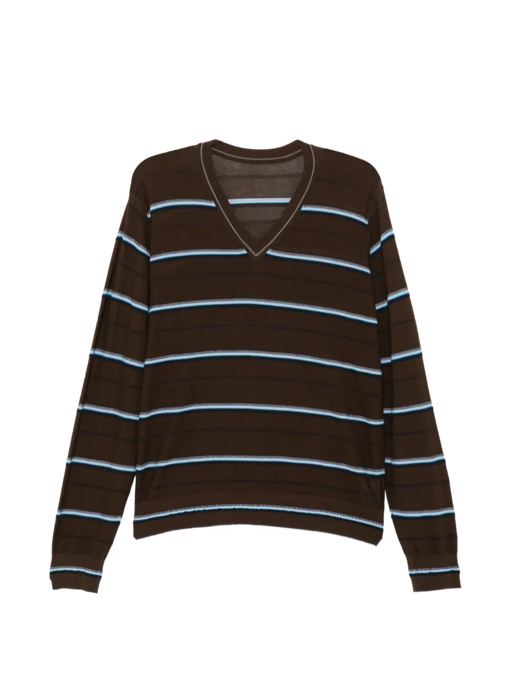 JNBY striped T-shirt - Marrone