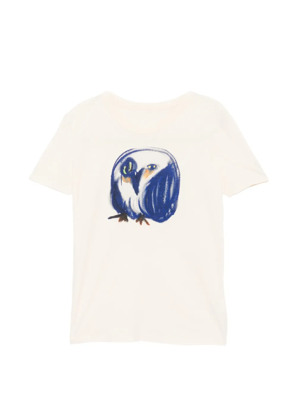 JNBY owl-print T-shirt - Toni neutri