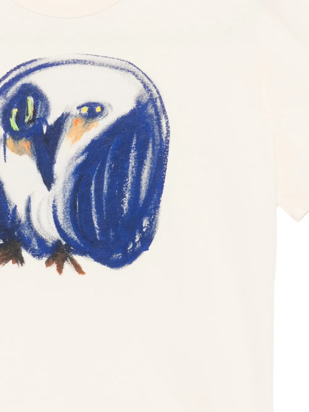  Jnby Owl-print T-shirt - Neutrals 