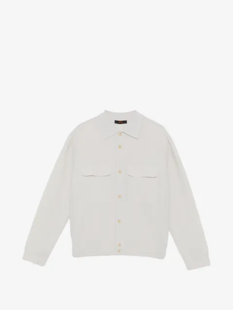 CROQUIS classic collar long-sleeve cardigan