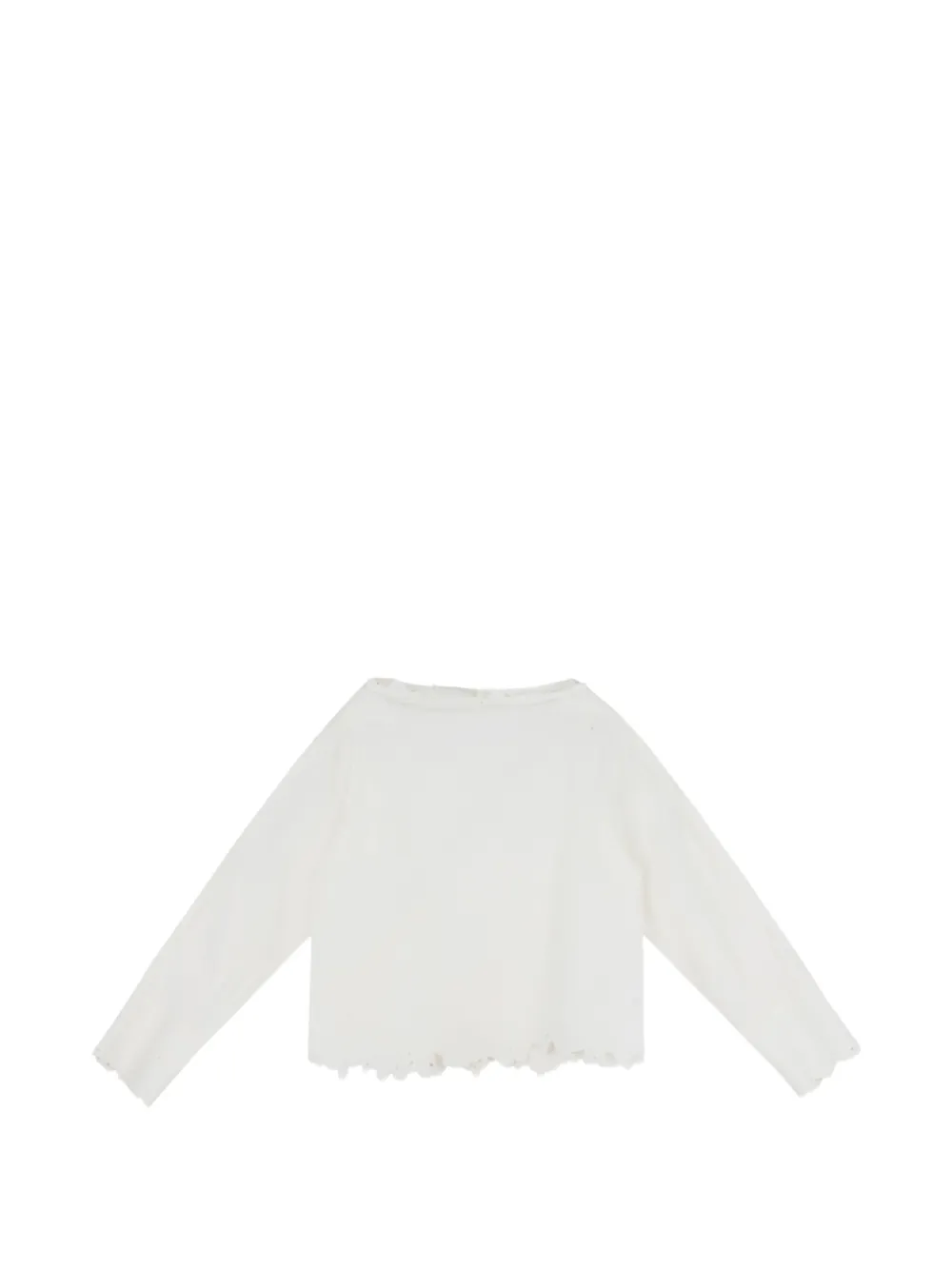 JNBY floral-embroidered blouse - Bianco