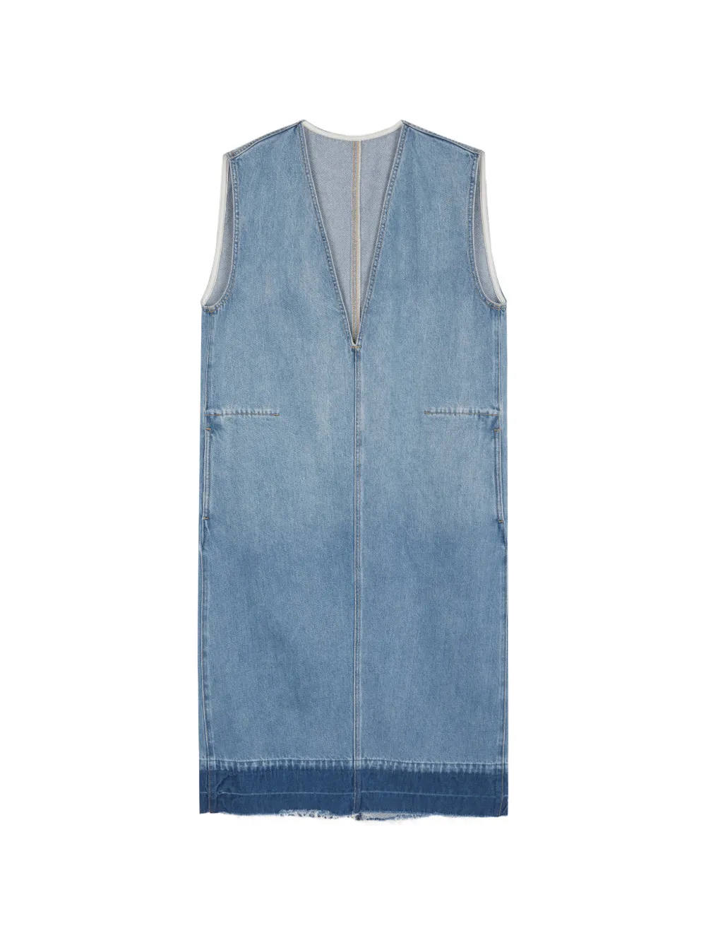LESS denim midi dress - Blue