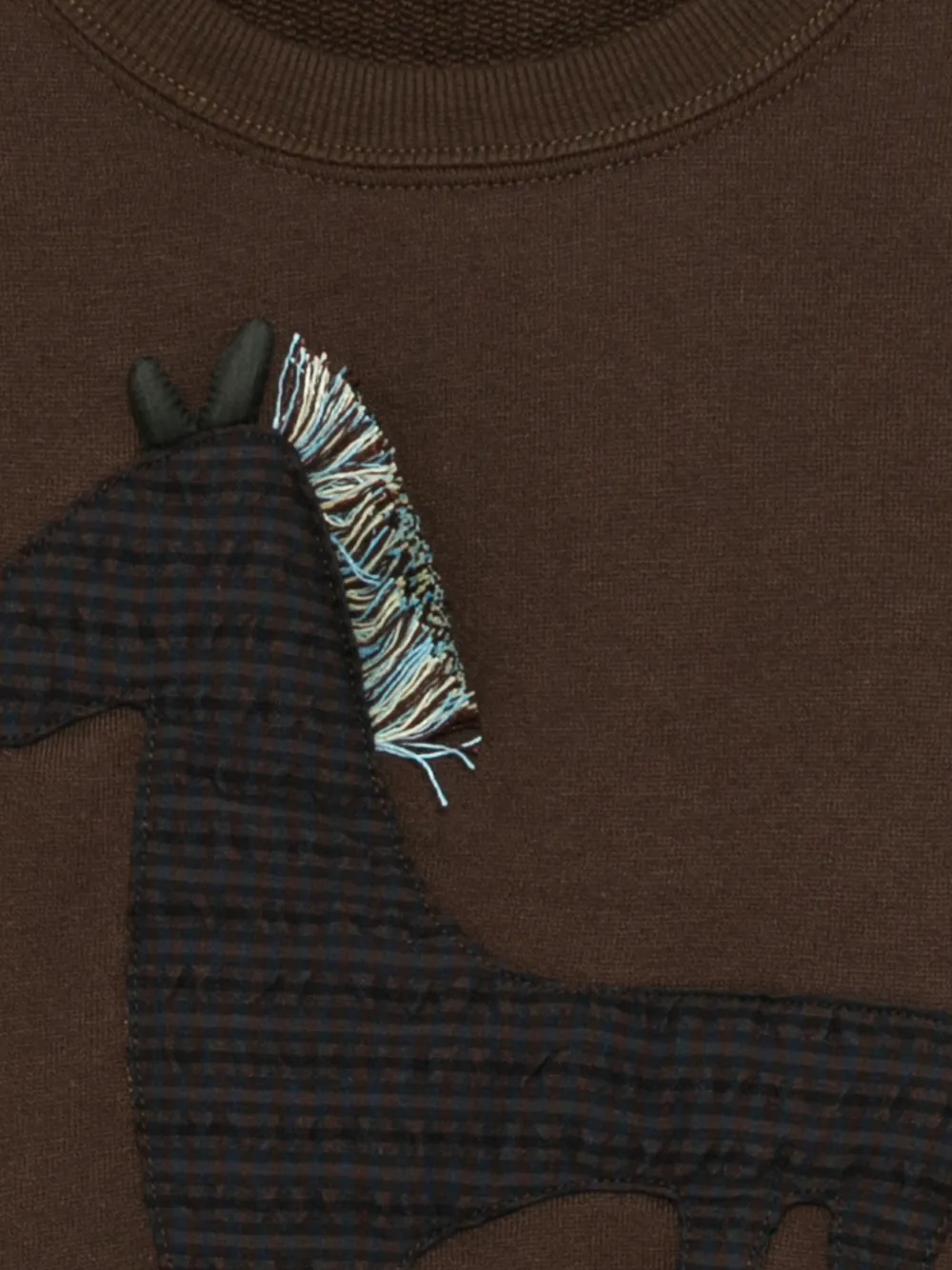 Horse Motif Sweatshirt