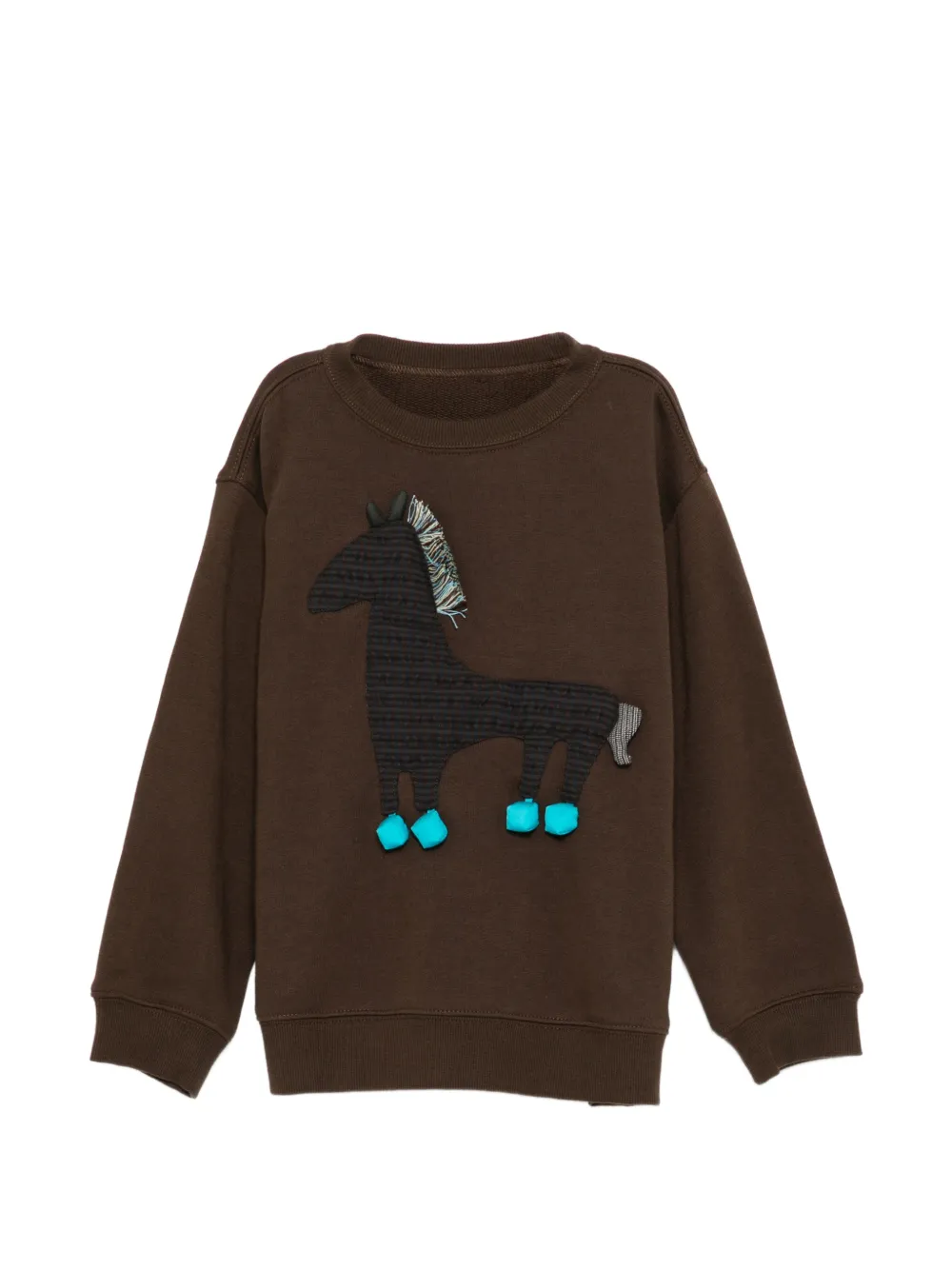 jnby by JNBY horse motif sweatshirt - Marrone