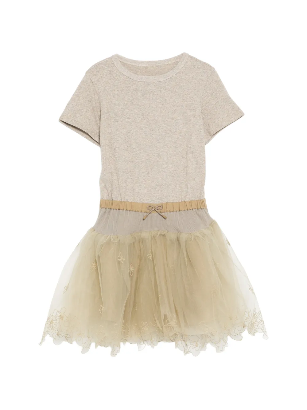 jnby by JNBY Abito con ricamo a fiori - Toni neutri