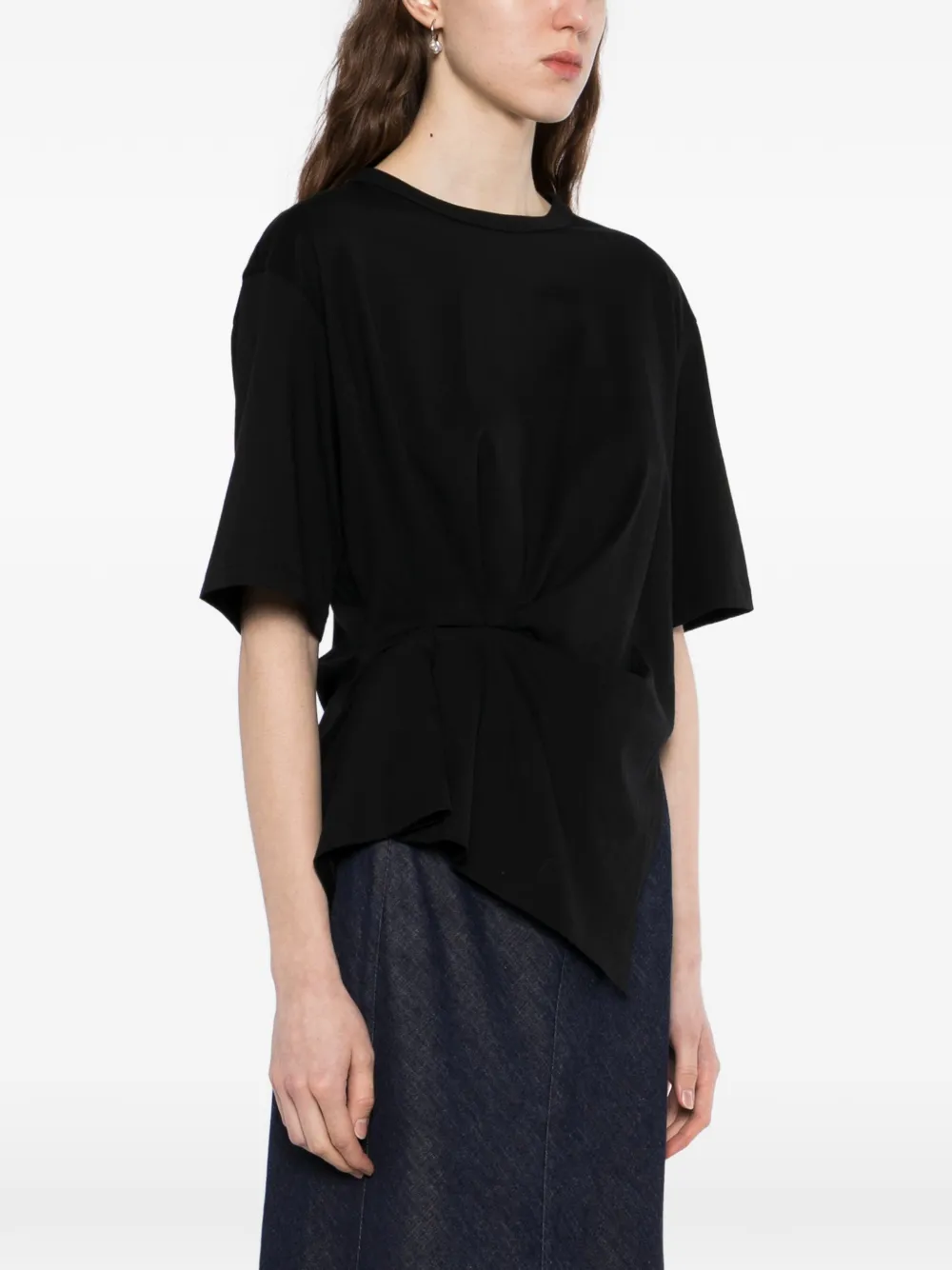  Less Crinkled T-shirt - Black 
