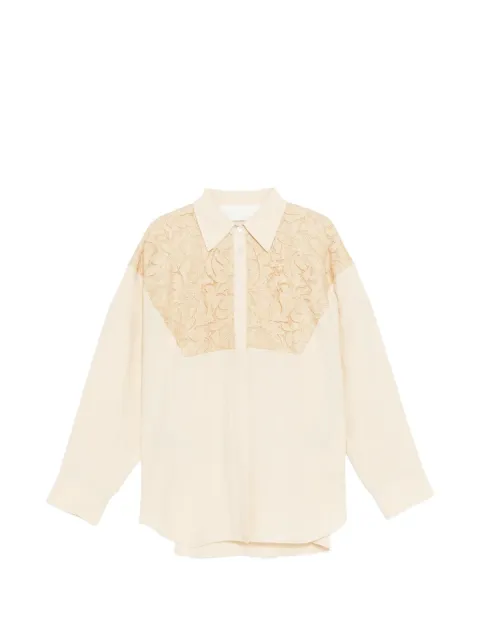 LESS patchwork shirt