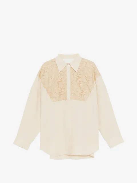 LESS patchwork shirt