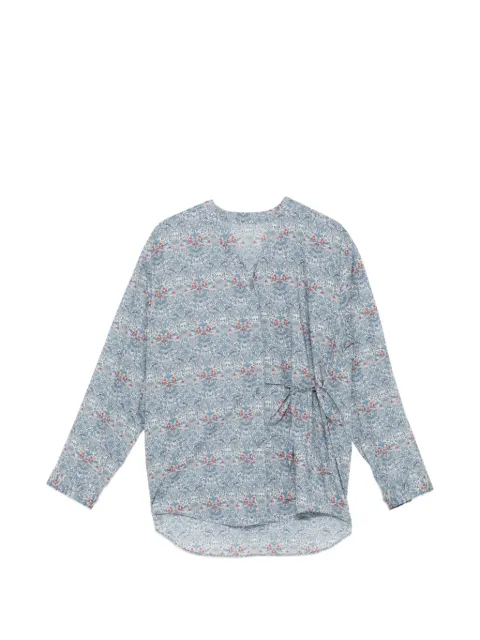 JNBY floral V-neckline blouse