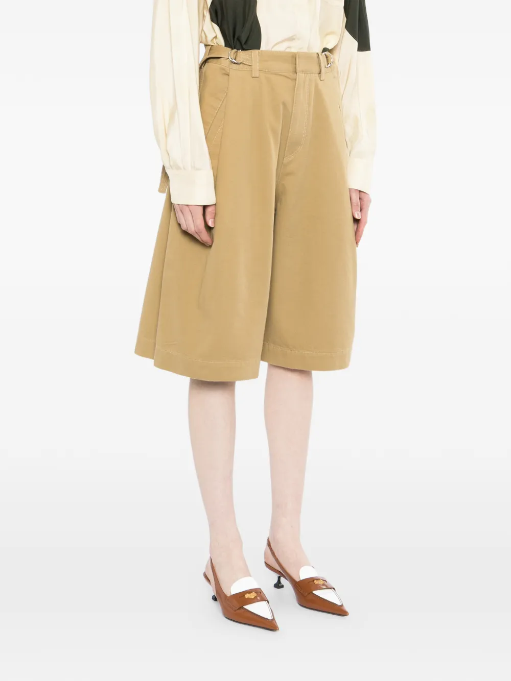  Less Belted Shorts - Neutrals 