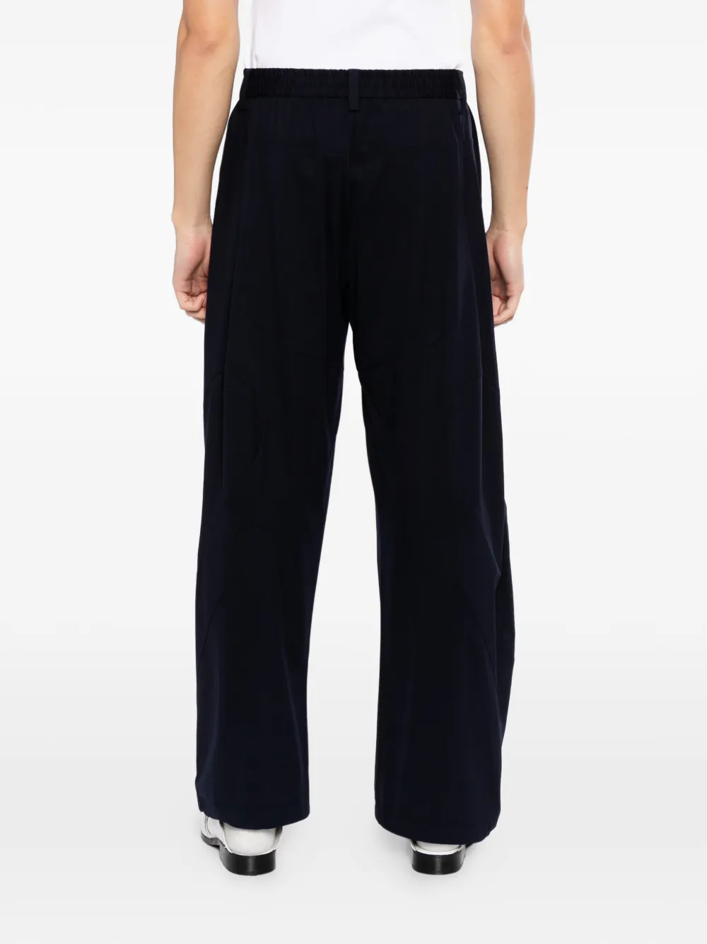 CROQUIS Broek met toelopende pijpen Blauw
