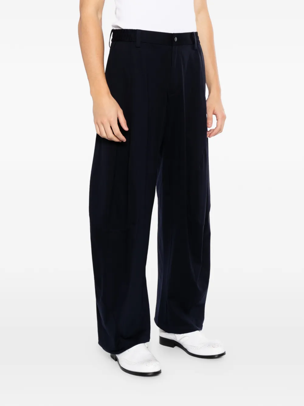  Croquis Tapered Drawstring Trousers - Blue 
