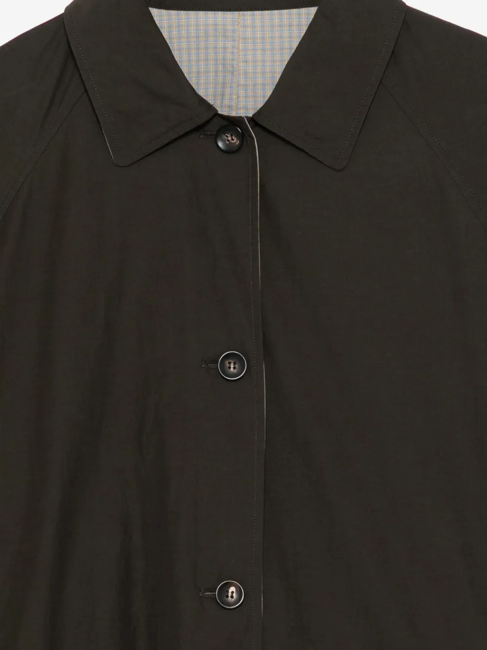  Jnby Buttoned Trench Coat - Grey 