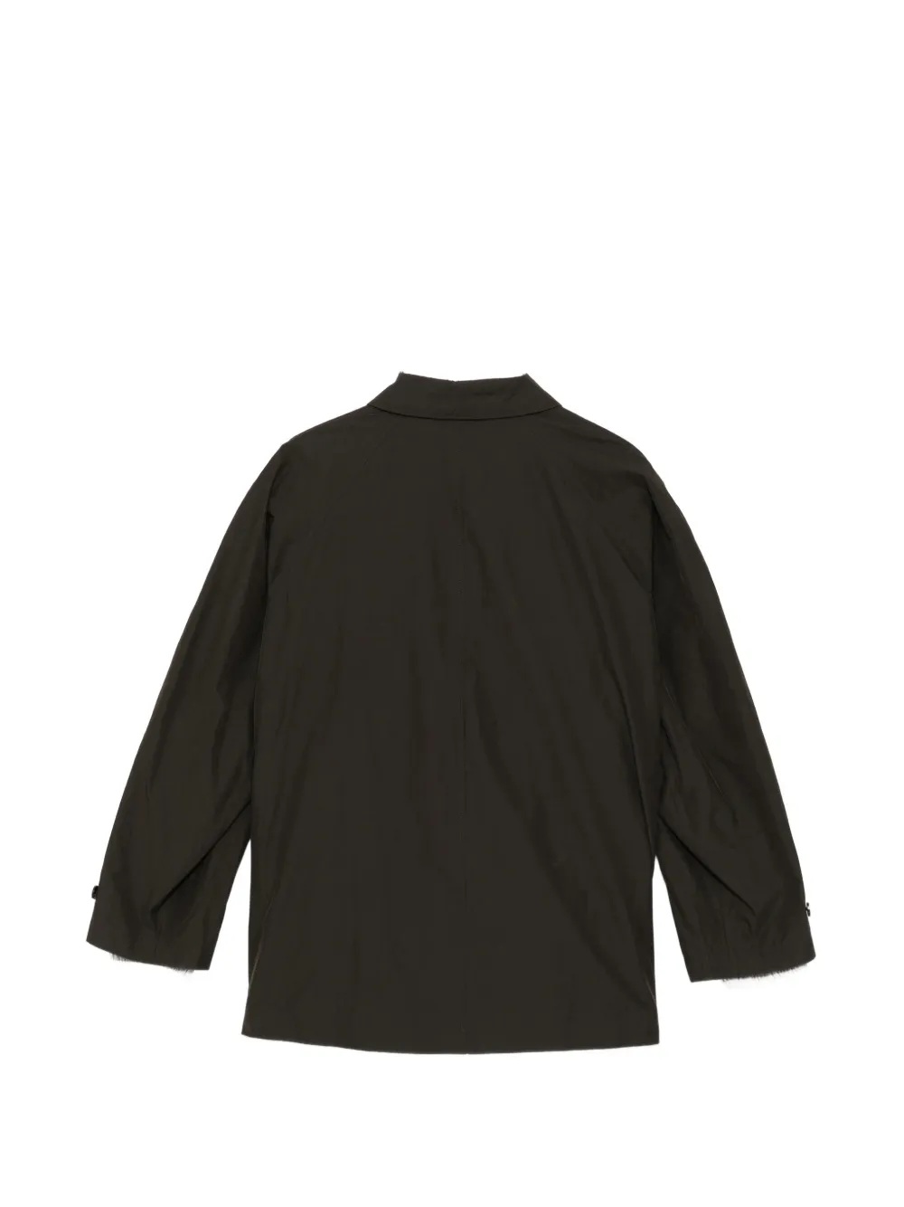  Jnby Buttoned Trench Coat - Grey 