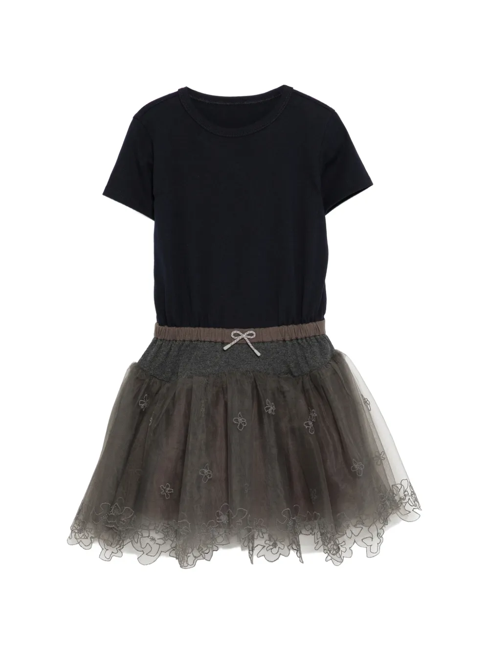 jnby by JNBY Abito con ricamo a fiori - Blu