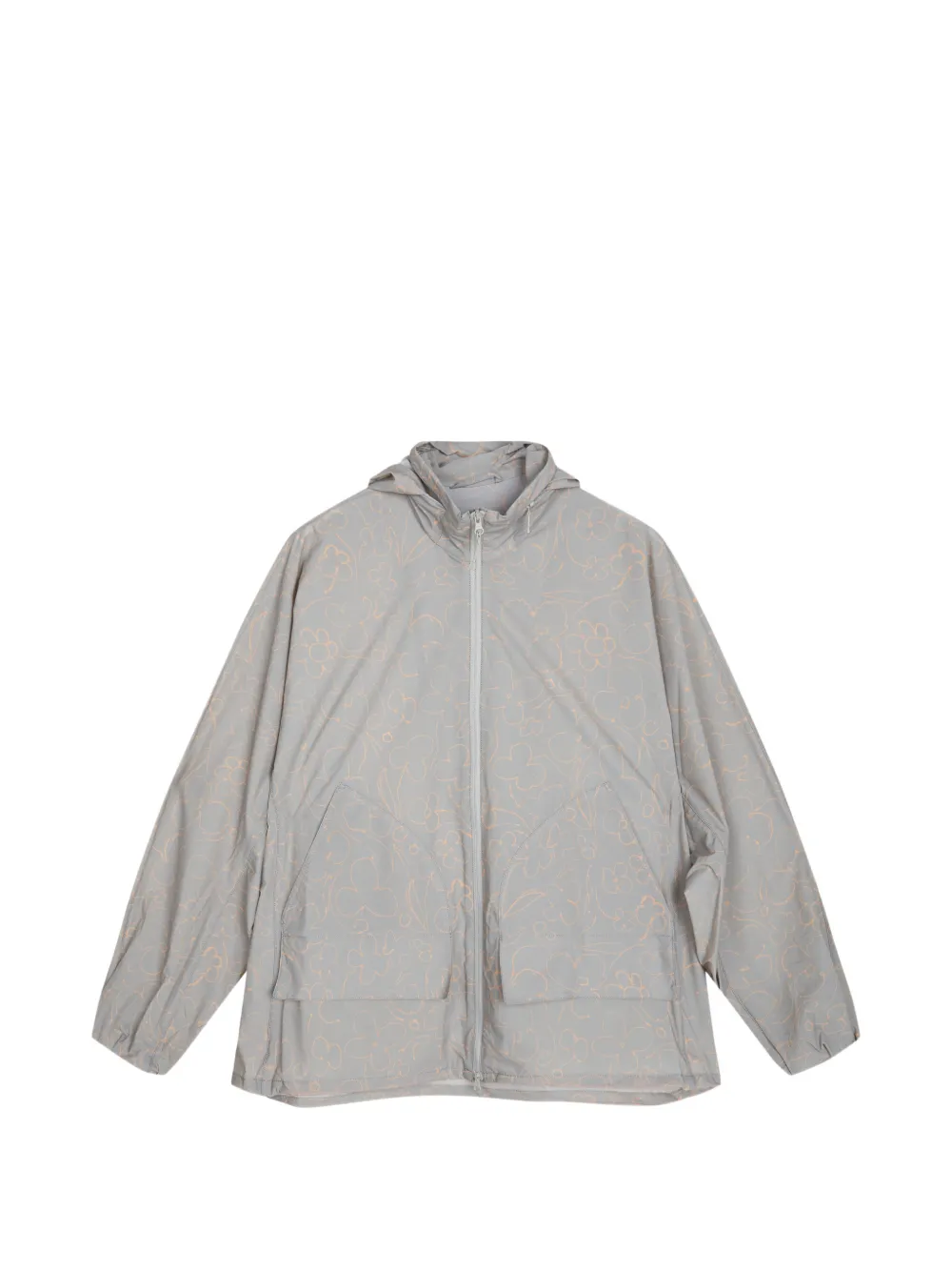 JNBY Oversized jack met bloemenprint Grijs