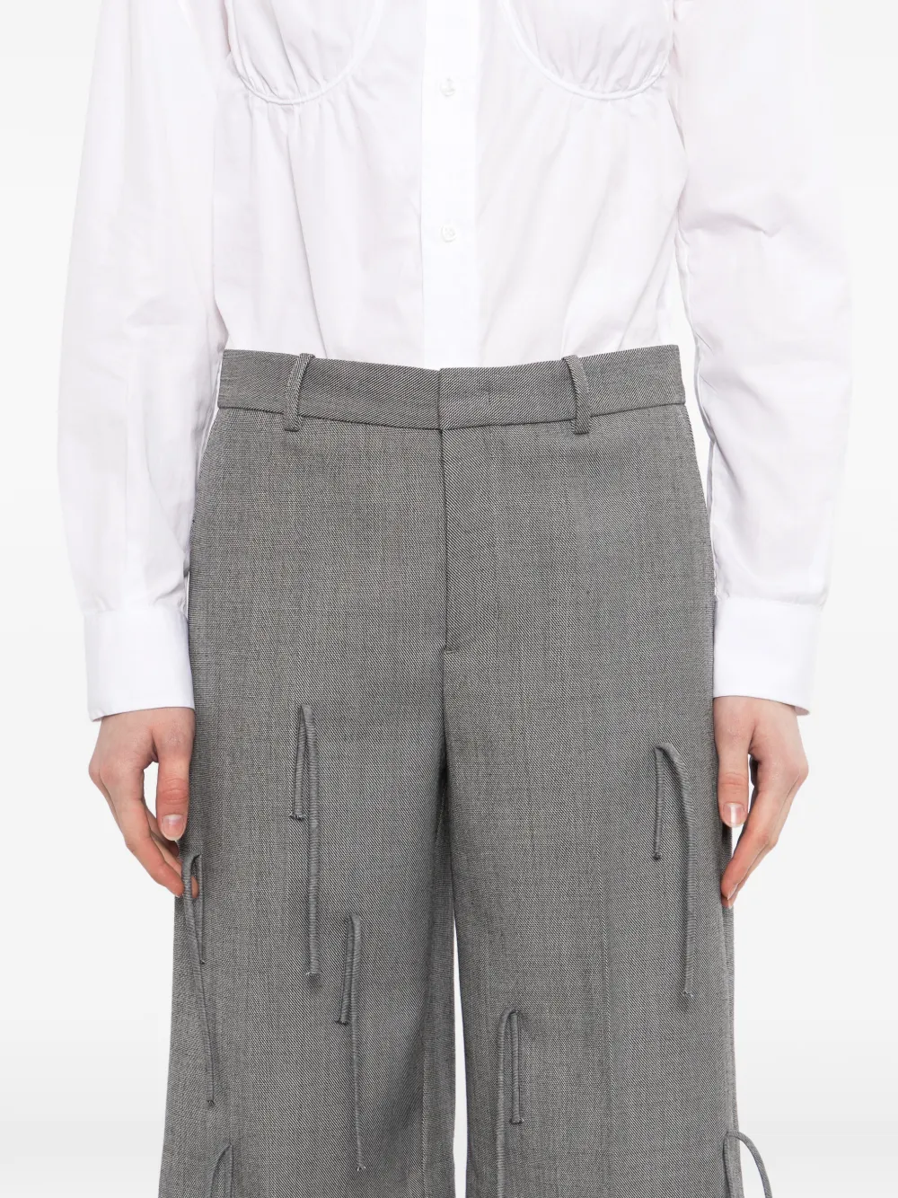 JNBY Shorts met kwastjes Grijs