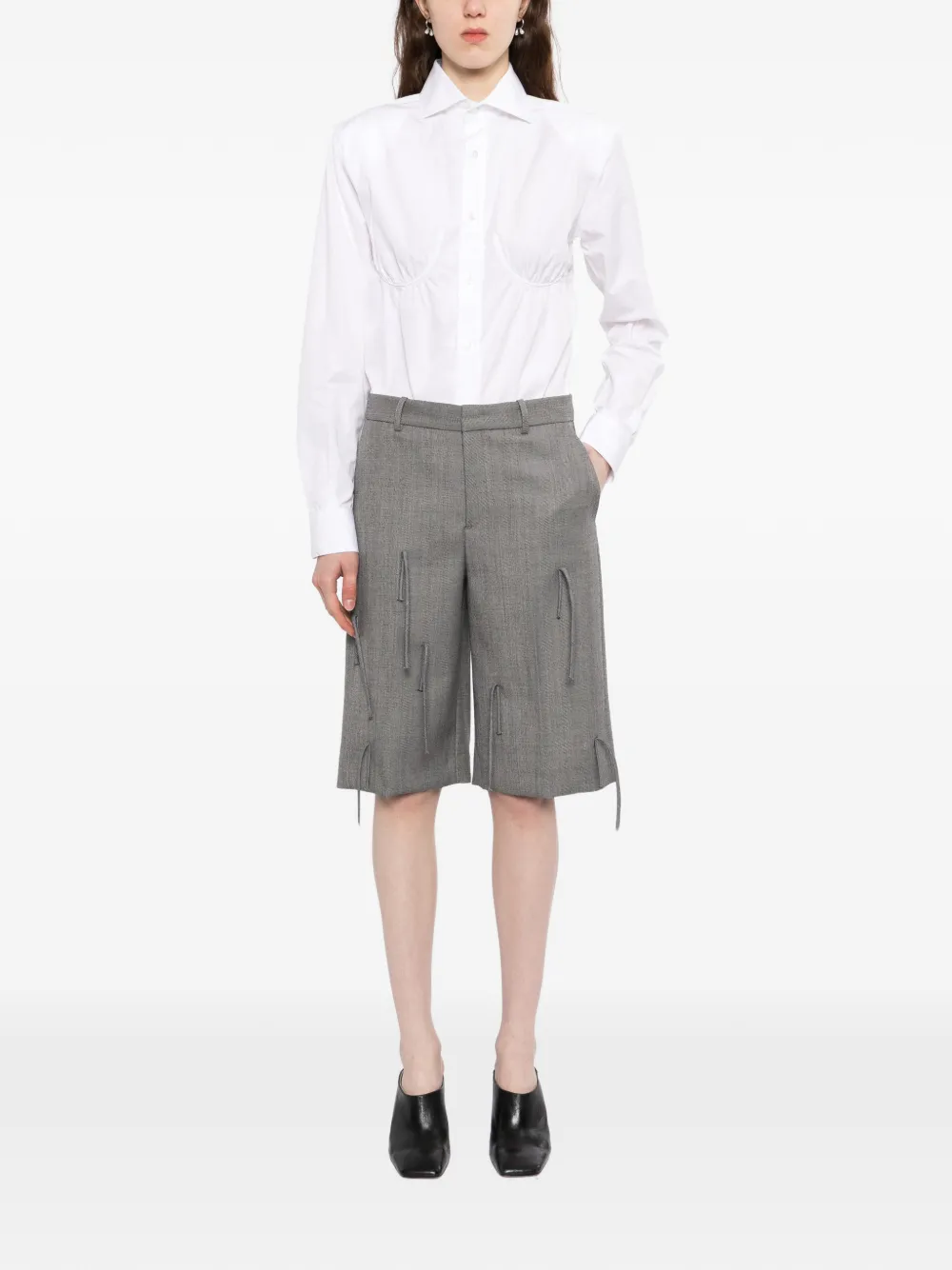 JNBY Shorts met kwastjes Grijs